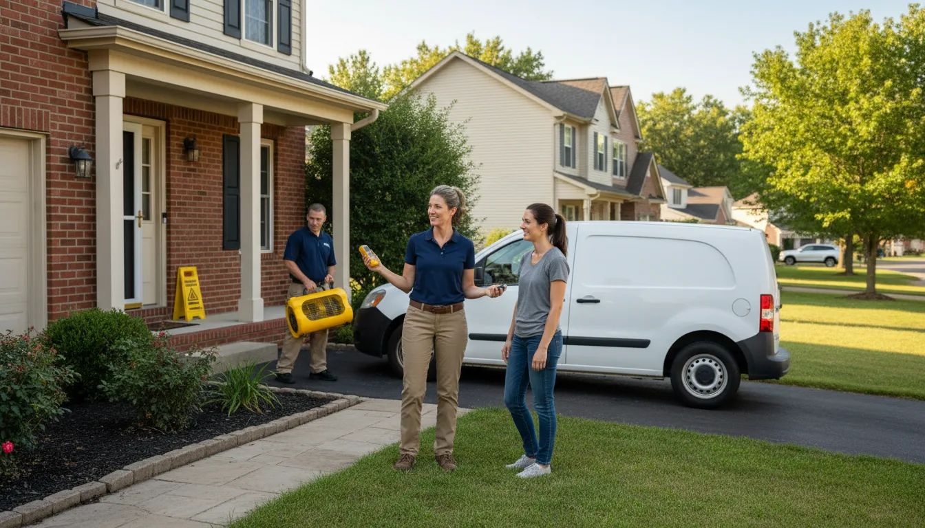 Residential water damage restoration in Wendell, ID